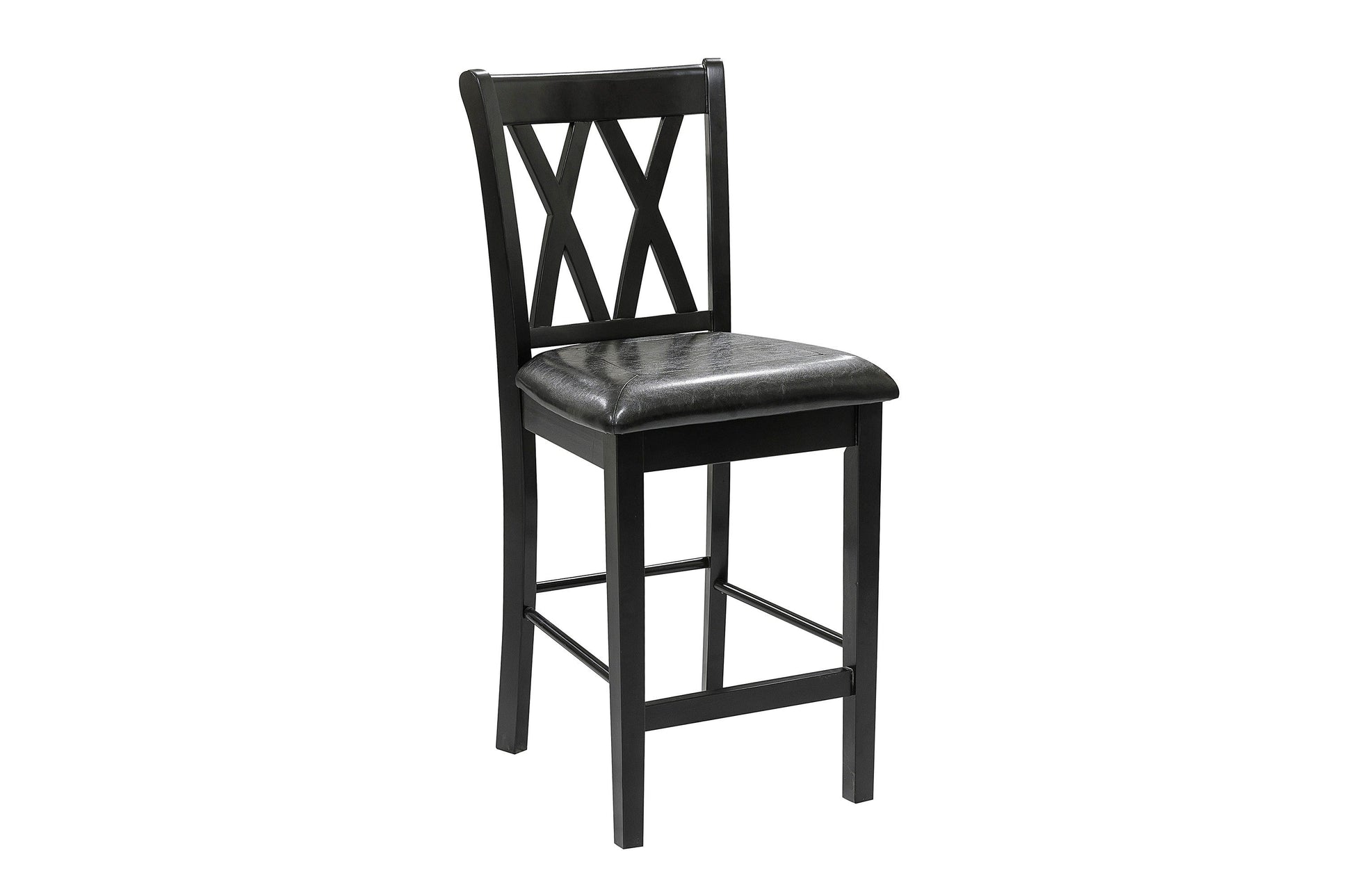 Norman Black 5-Piece Counter Height Set - 2514BK-36 - Luna Furniture - Dallas Store