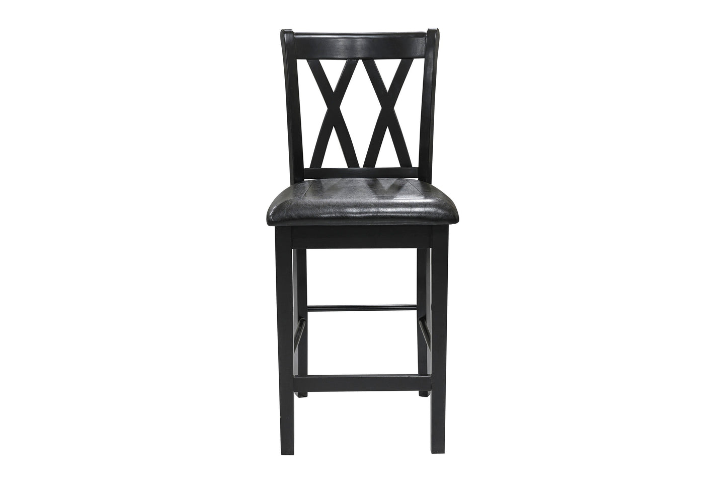 Norman Black 5-Piece Counter Height Set - 2514BK-36 - Luna Furniture - Dallas Store