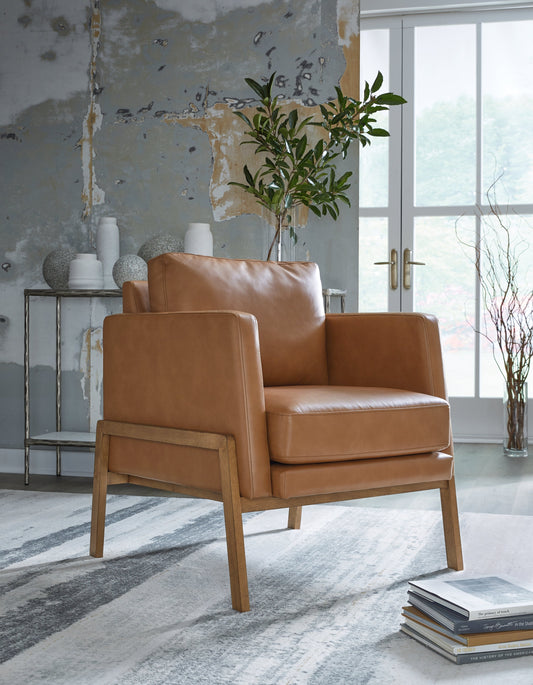 Numund Caramel Accent Chair - A3000670 - Luna Furniture - Dallas Store