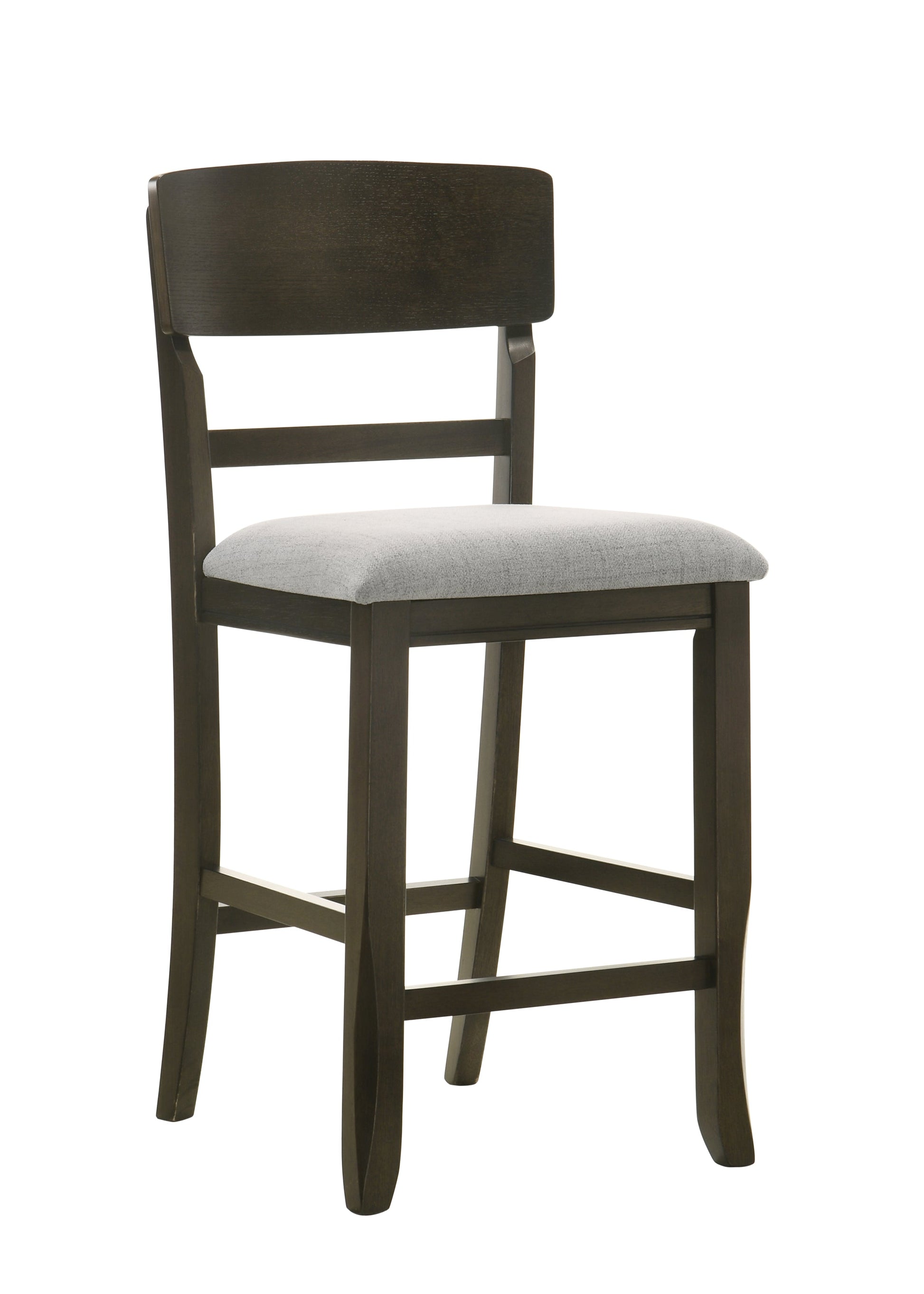 Oakly Brown Round/Square Counter Height Dining Set - SET | 2848T-6060-TOP | 2848T-6060-LEG | 2848S-24(2) - Luna Furniture - Dallas Store