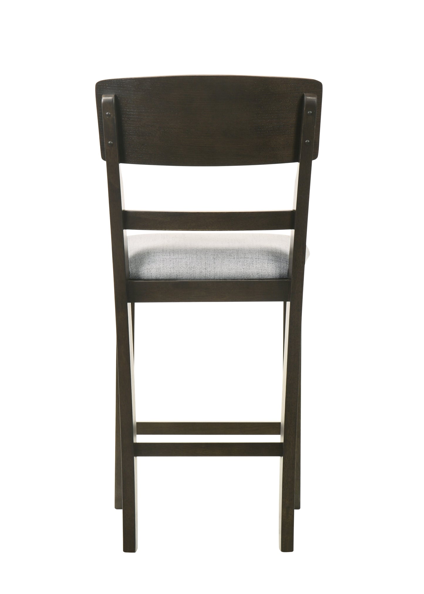 Oakly Brown Round/Square Counter Height Dining Set - SET | 2848T-6060-TOP | 2848T-6060-LEG | 2848S-24(2) - Luna Furniture - Dallas Store