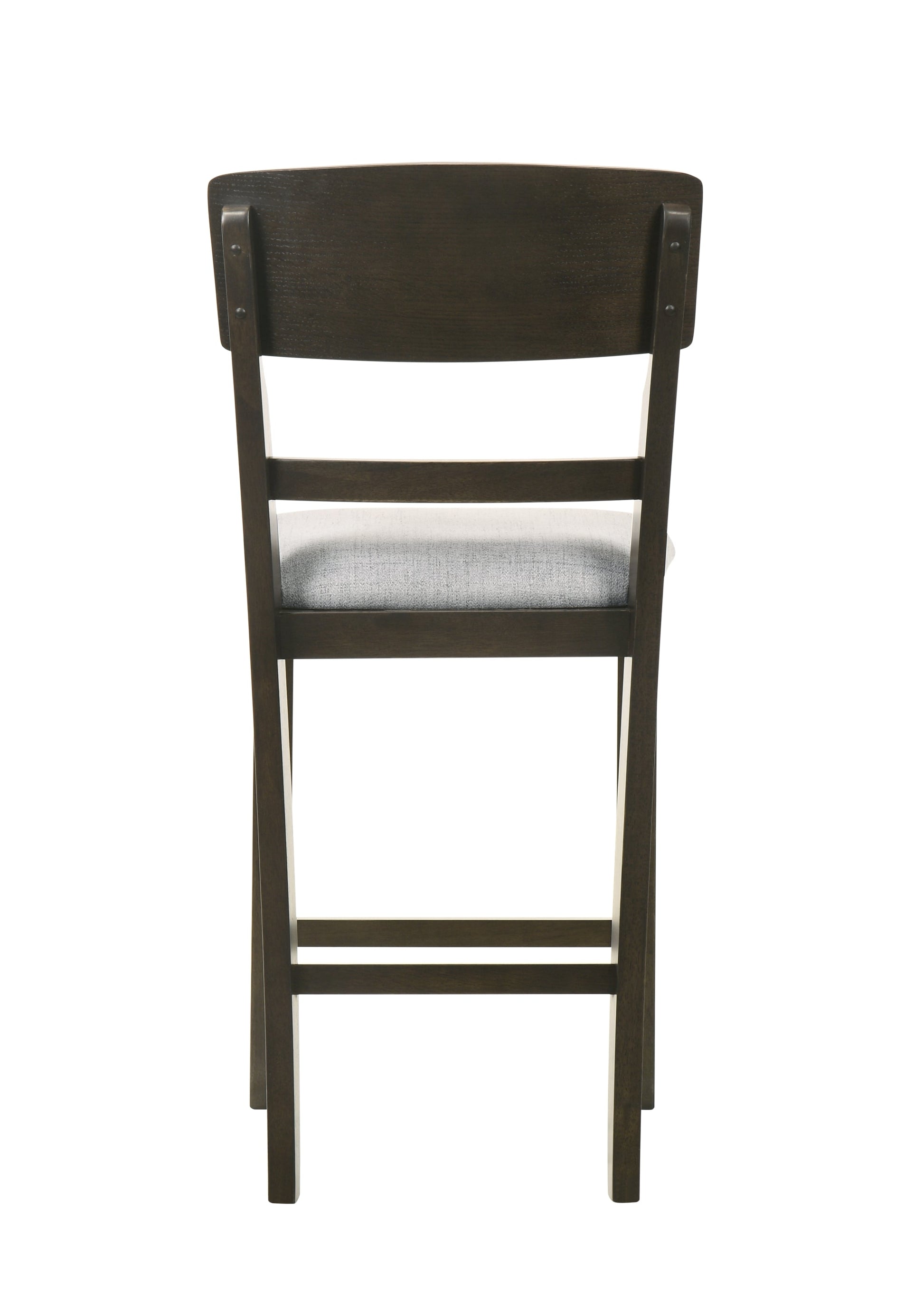 Oakly Brown Round/Square Counter Height Dining Set - SET | 2848T-6060-TOP | 2848T-6060-LEG | 2848S-24(2) - Luna Furniture - Dallas Store