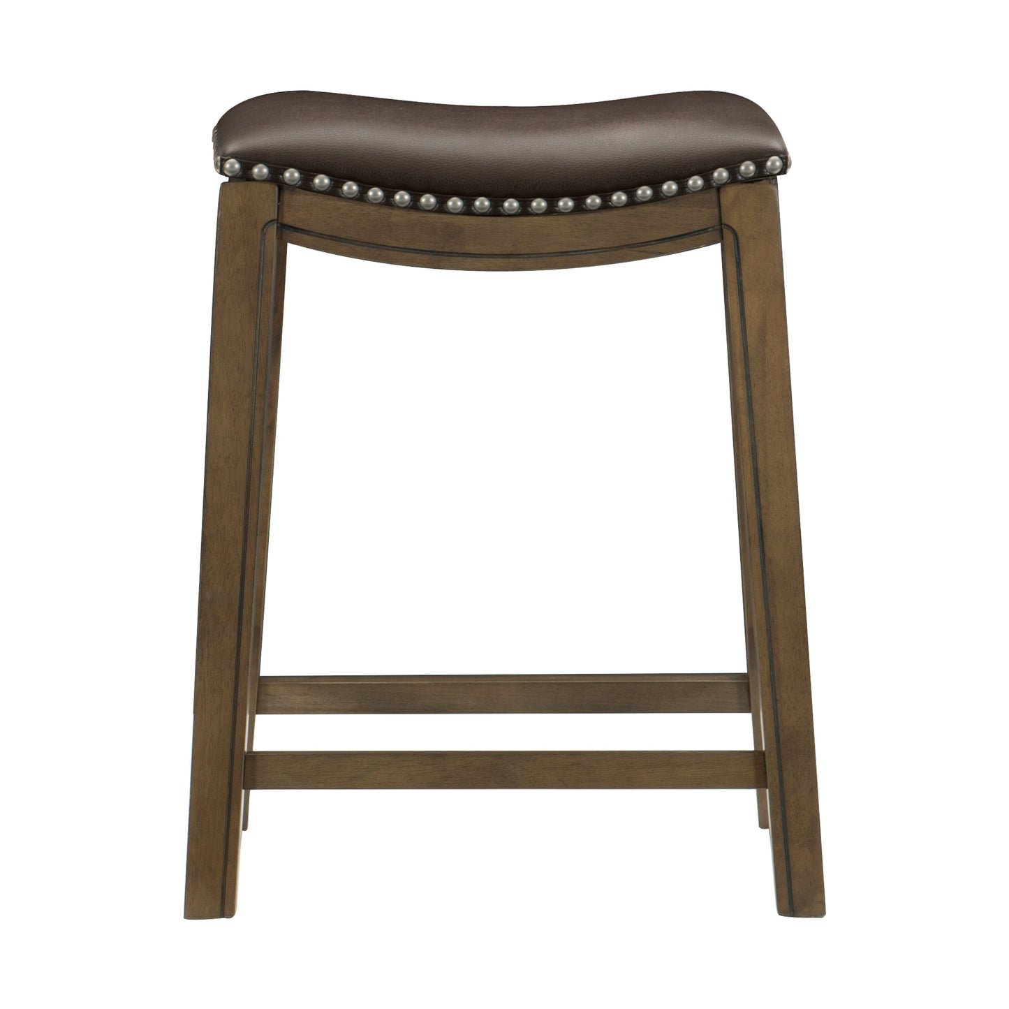 Ordway Brown/Brown Counter Height Stool, Brown - 5682BRW-24 - Luna Furniture - Dallas Store