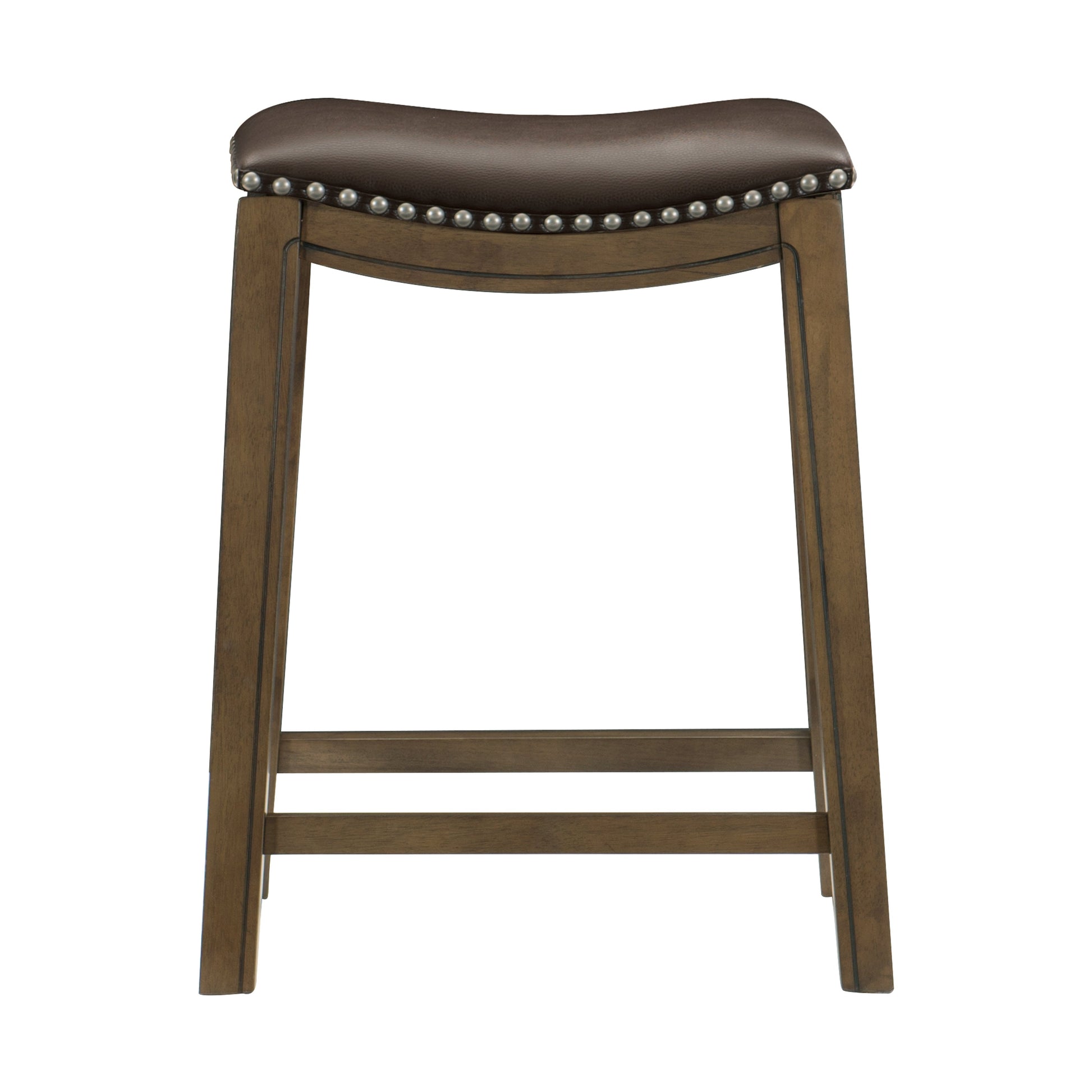 Ordway Brown/Brown Counter Height Stool, Brown - 5682BRW-24 - Luna Furniture - Dallas Store