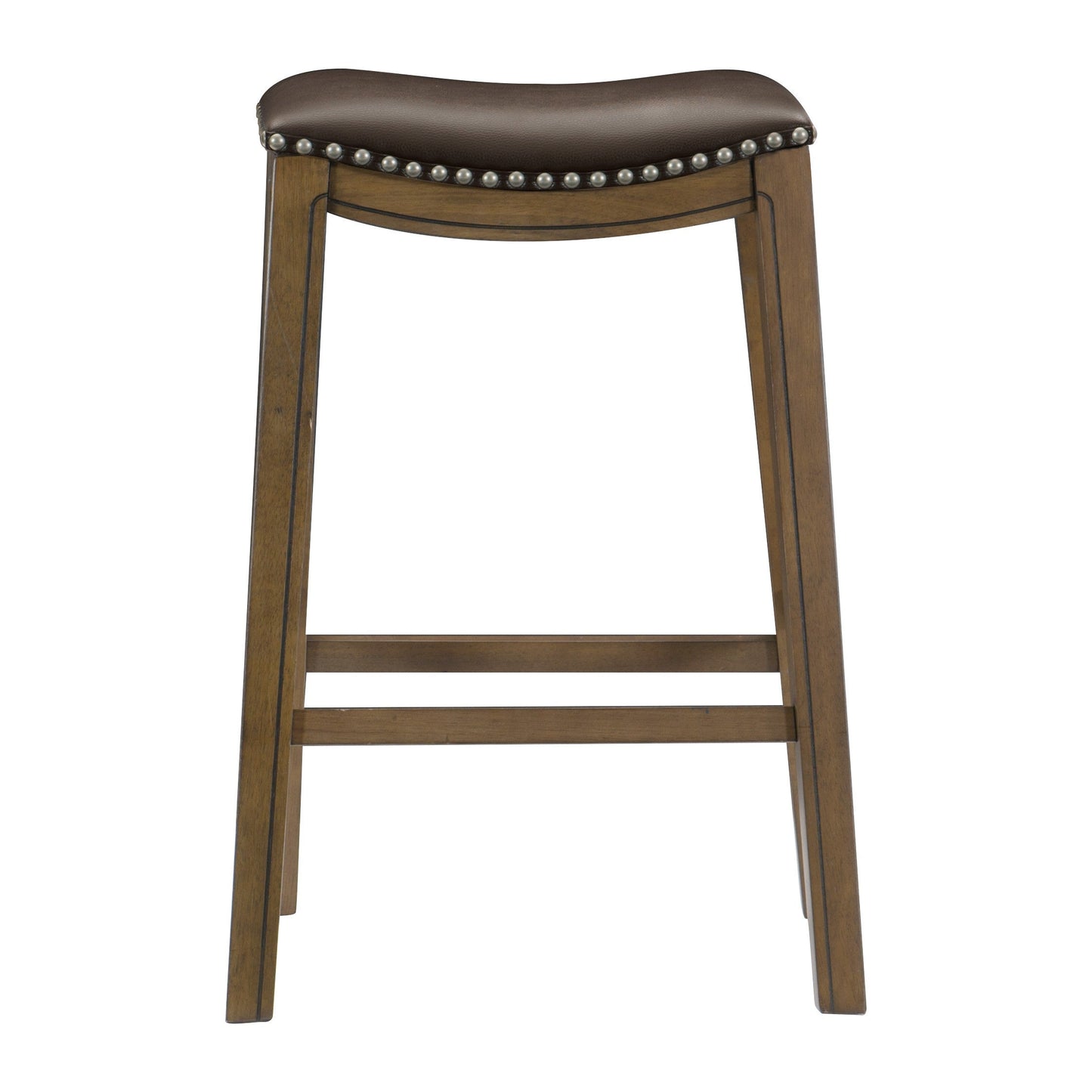 Ordway Brown/Brown Pub Height Stool, Brown - 5682BRW-29 - Luna Furniture - Dallas Store