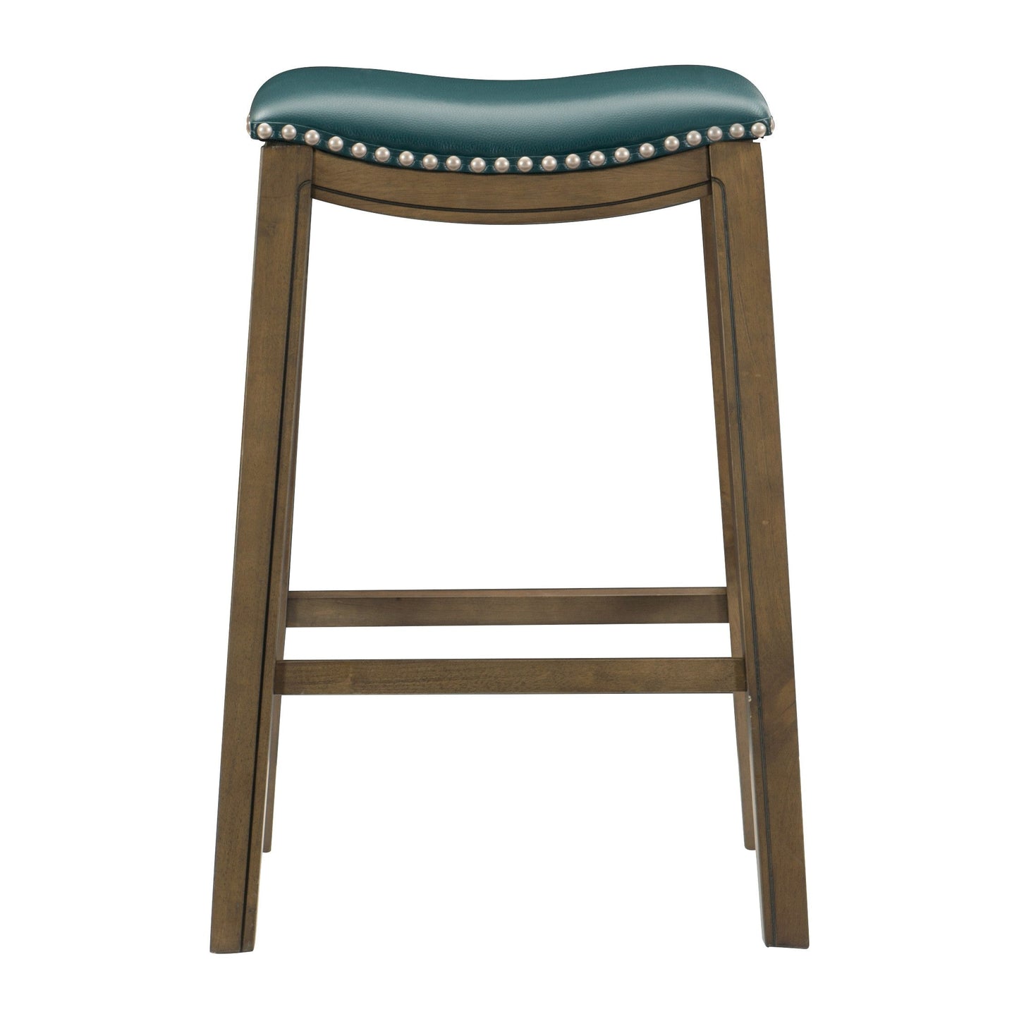 Ordway Green/Brown Pub Height Stool, Green - 5682GEN-29 - Luna Furniture - Dallas Store