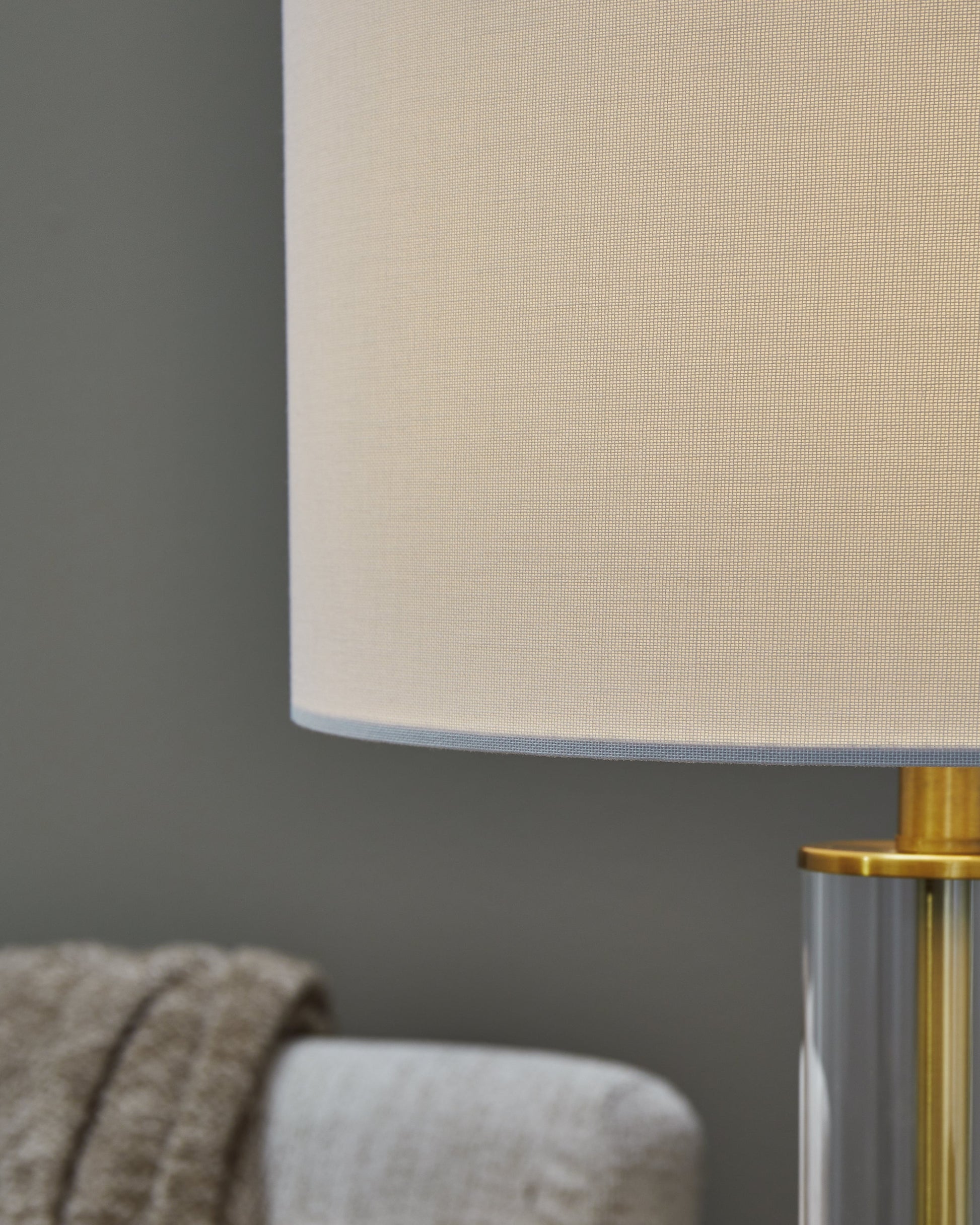 Orenman Clear/Brass Finish Table Lamp, Set of 2 - L431584 - Luna Furniture - Dallas Store