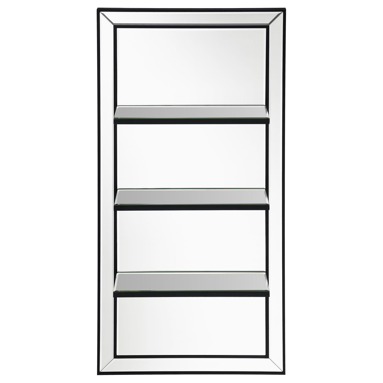 Oriel 3-Shelf Rectangle Wall Mirror - 961631 - Luna Furniture - Dallas Store