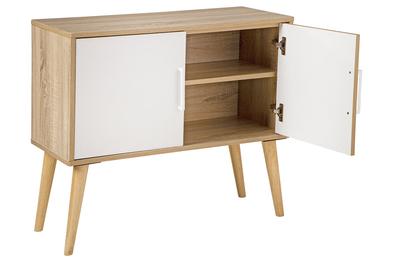 Orinfield Natural/White Accent Cabinet - A4000396 - Luna Furniture - Dallas Store