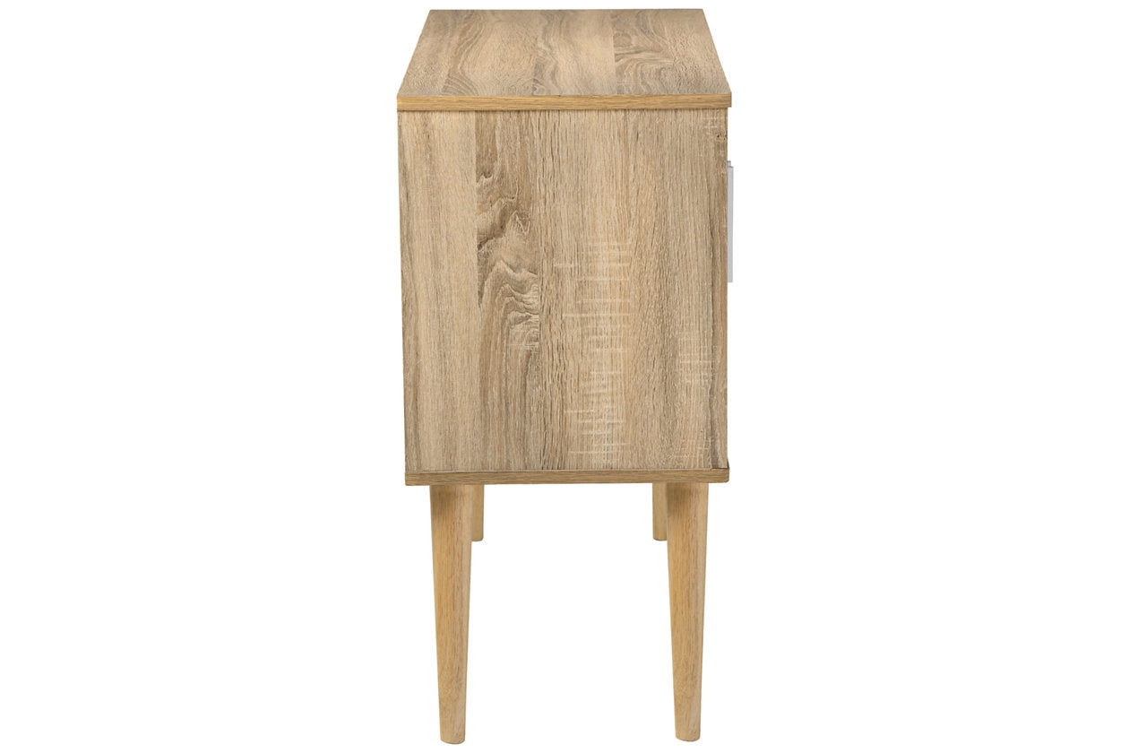 Orinfield Natural/White Accent Cabinet - A4000396 - Luna Furniture - Dallas Store