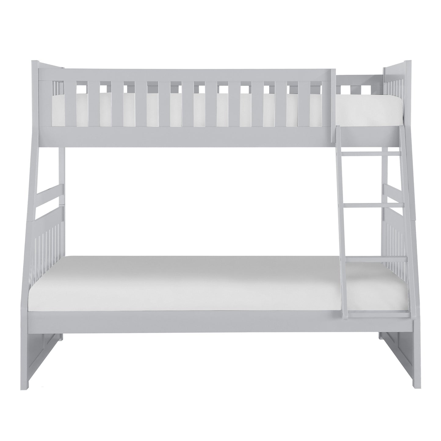 Orion Gray Twin/Full Bunk Bed - SET | B2063TF-1 | B2063TF-2 | B2063TF-SL - Luna Furniture - Dallas Store