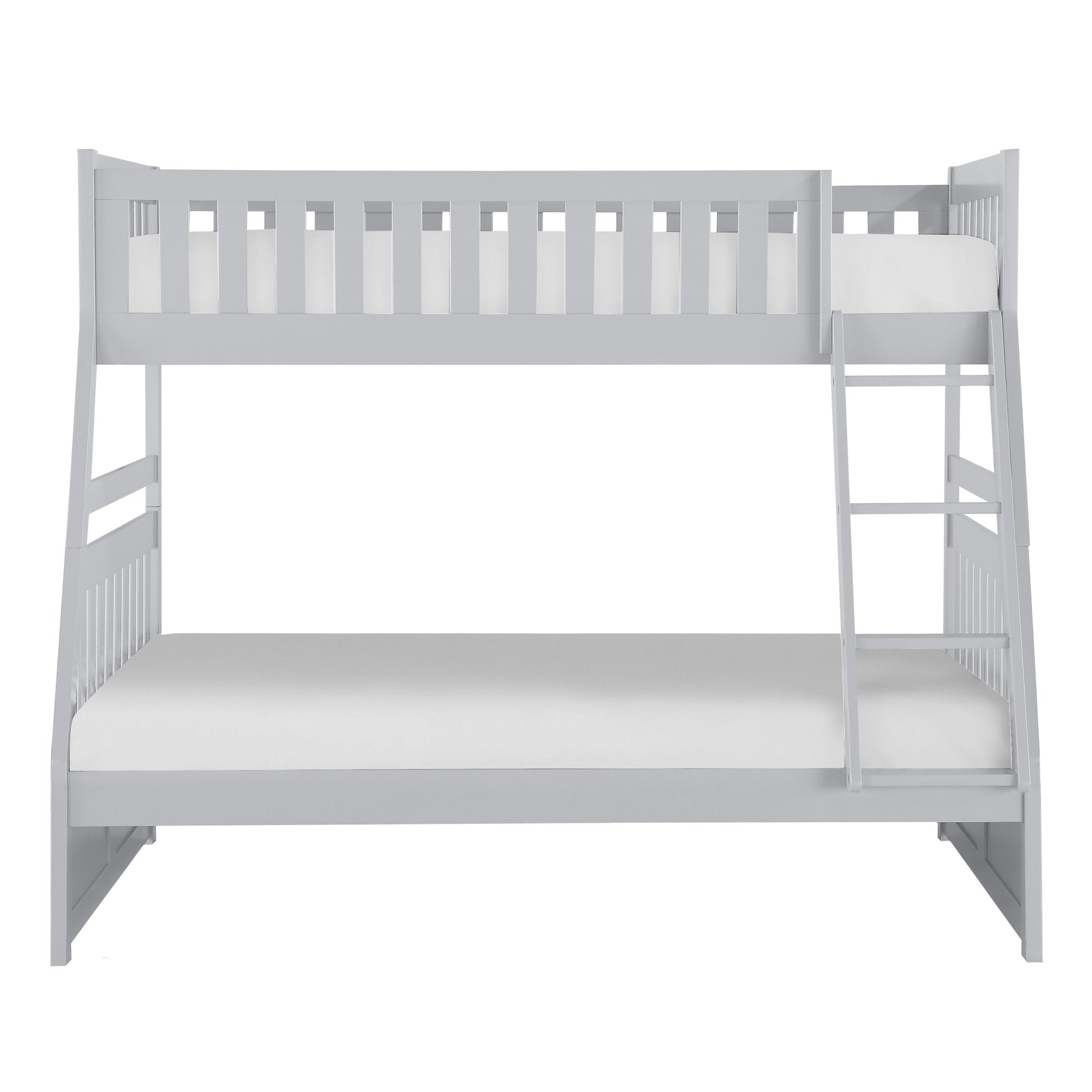 Orion Gray Twin/Full Bunk Bed - SET | B2063TF-1 | B2063TF-2 | B2063TF-SL - Luna Furniture - Dallas Store