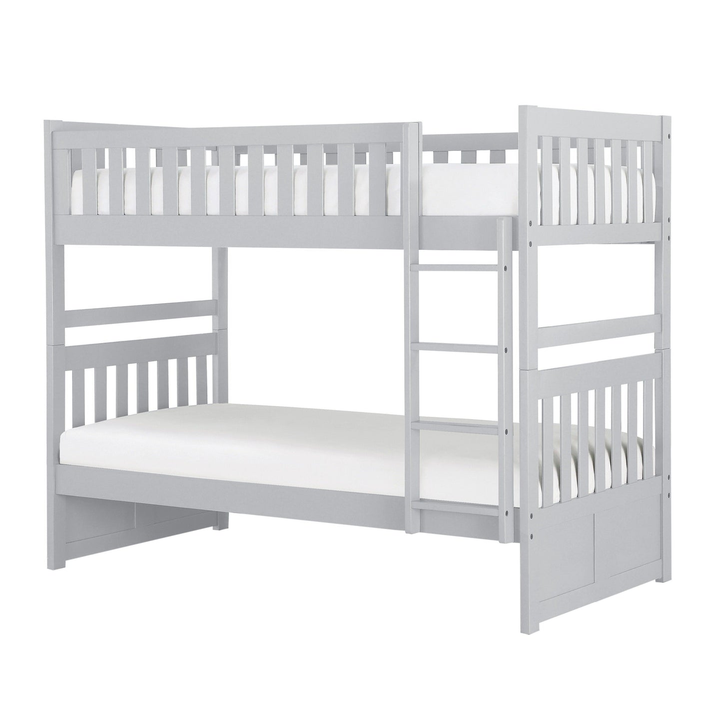 Orion Gray Twin/Twin Bunk Bed - SET | B2063-1 | B2063-2 | B2063-SL - Luna Furniture - Dallas Store