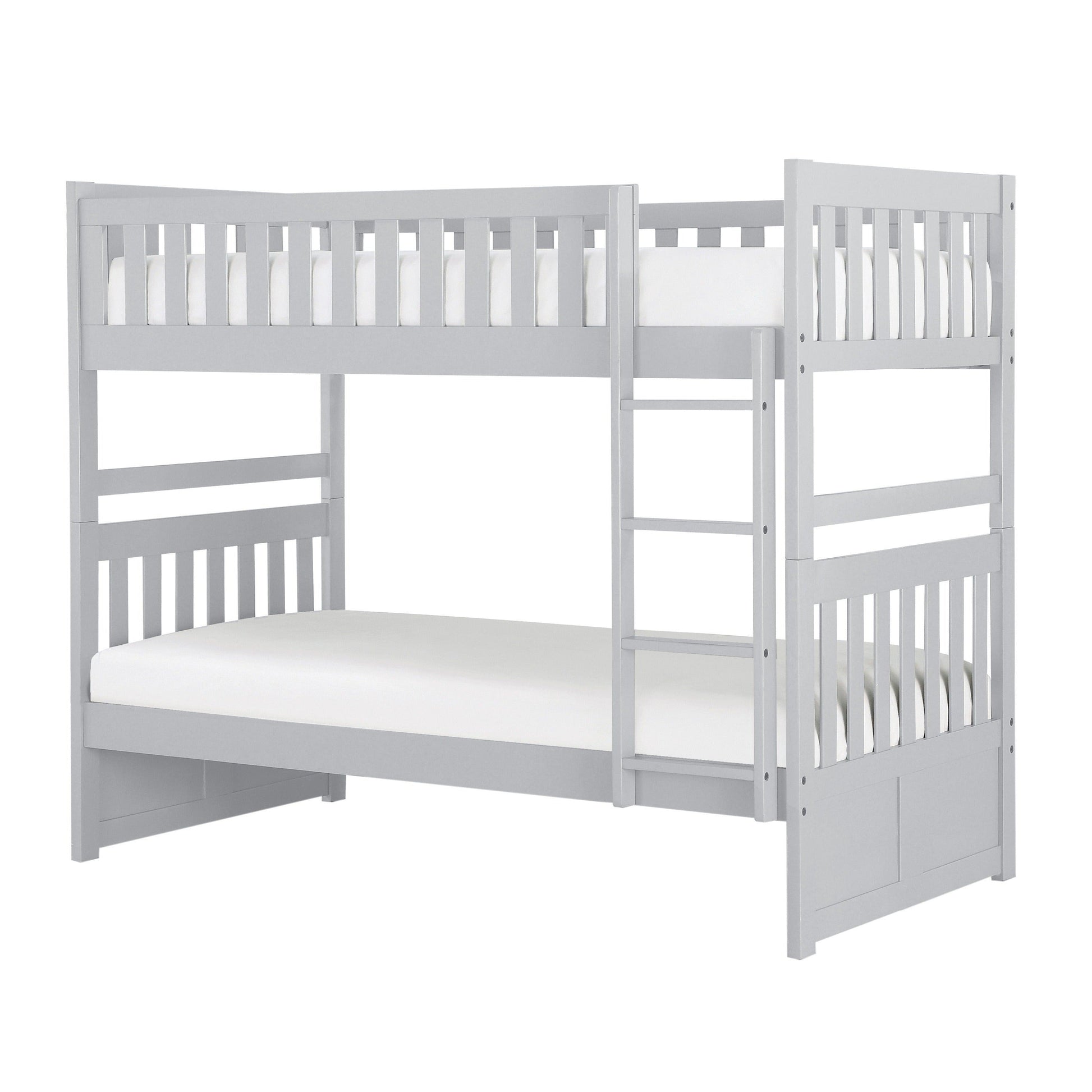 Orion Gray Twin/Twin Bunk Bed - SET | B2063-1 | B2063-2 | B2063-SL - Luna Furniture - Dallas Store