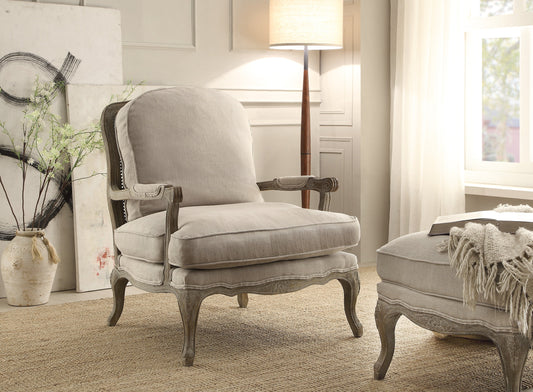 Parlier Gray Weathered Accent Chair - 1234-1 - Luna Furniture - Dallas Store