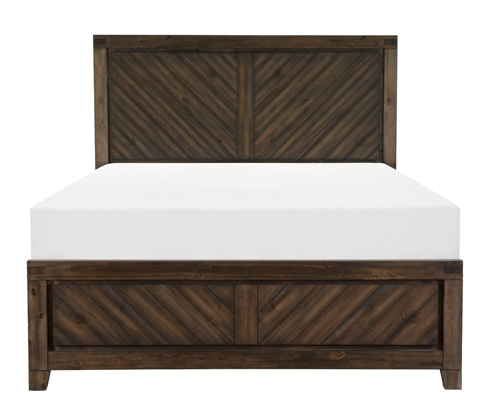 Parnell Rustic Panel Bedroom Set - SET | 1648K-1 | 1648K-2 | 1648-3 | 1648-5 | 1648-6 | 1648-4 | 1648-9 - Luna Furniture - Dallas Store