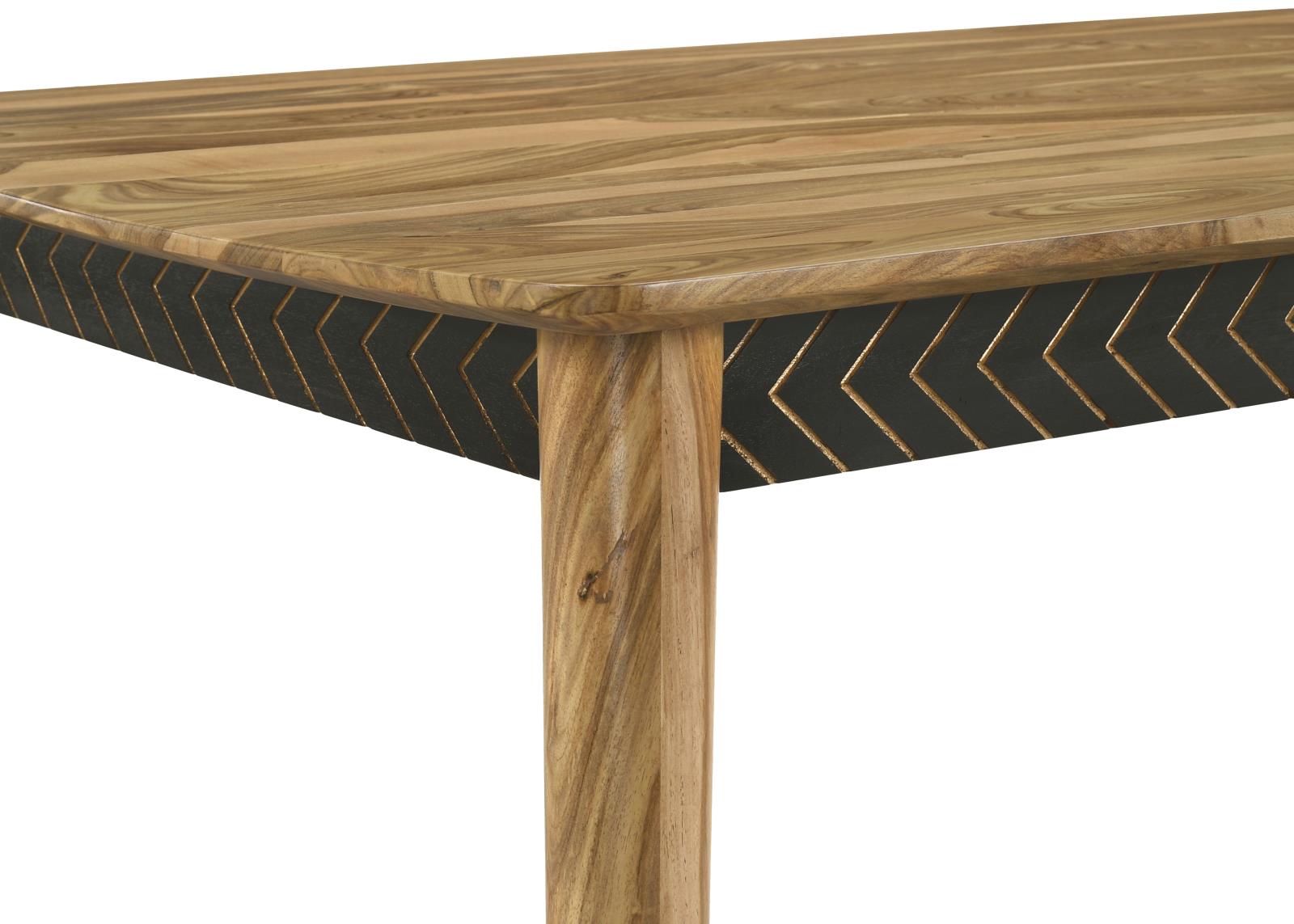 Partridge Natural Sheesham Rectangular Counter Height Table - 110578 - Luna Furniture - Dallas Store