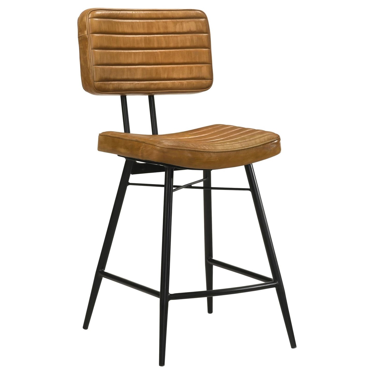 Partridge Upholstered Counter Height Stools with Footrest, Set of 2 - 110649 - Luna Furniture - Dallas Store