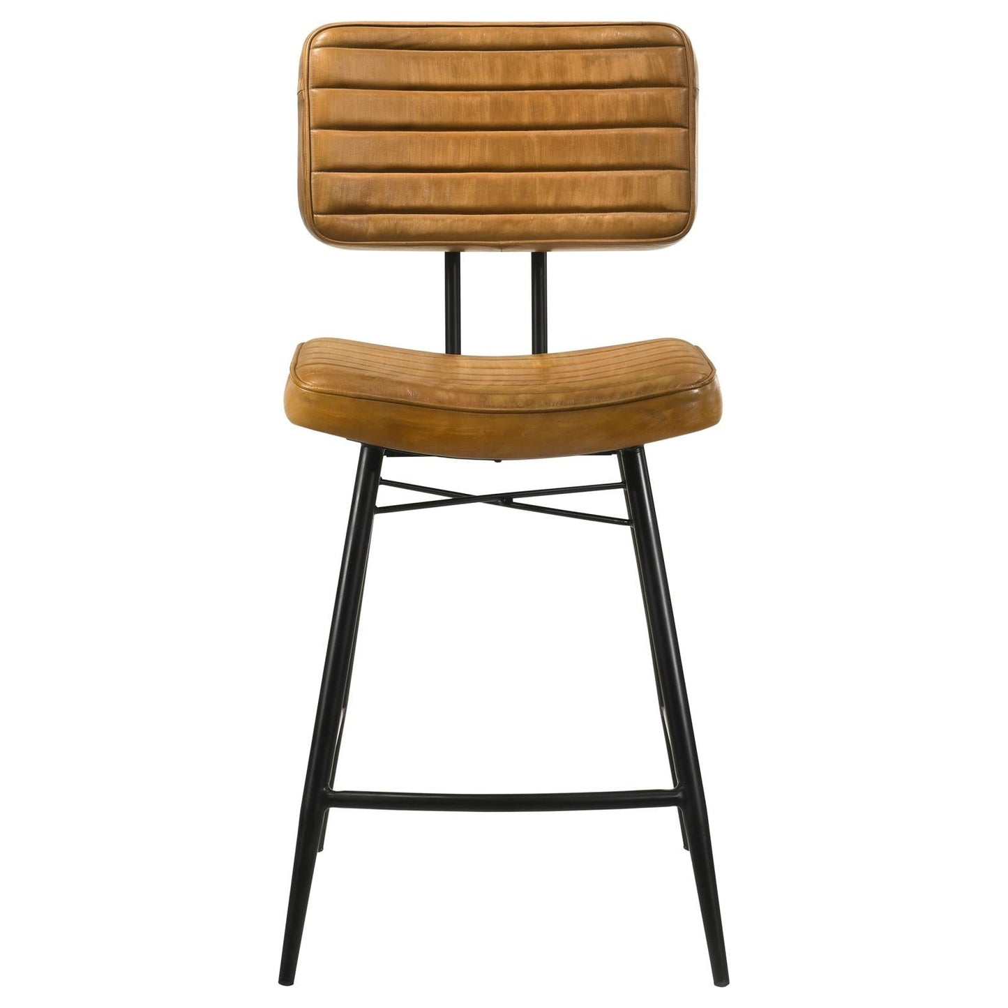 Partridge Upholstered Counter Height Stools with Footrest, Set of 2 - 110649 - Luna Furniture - Dallas Store