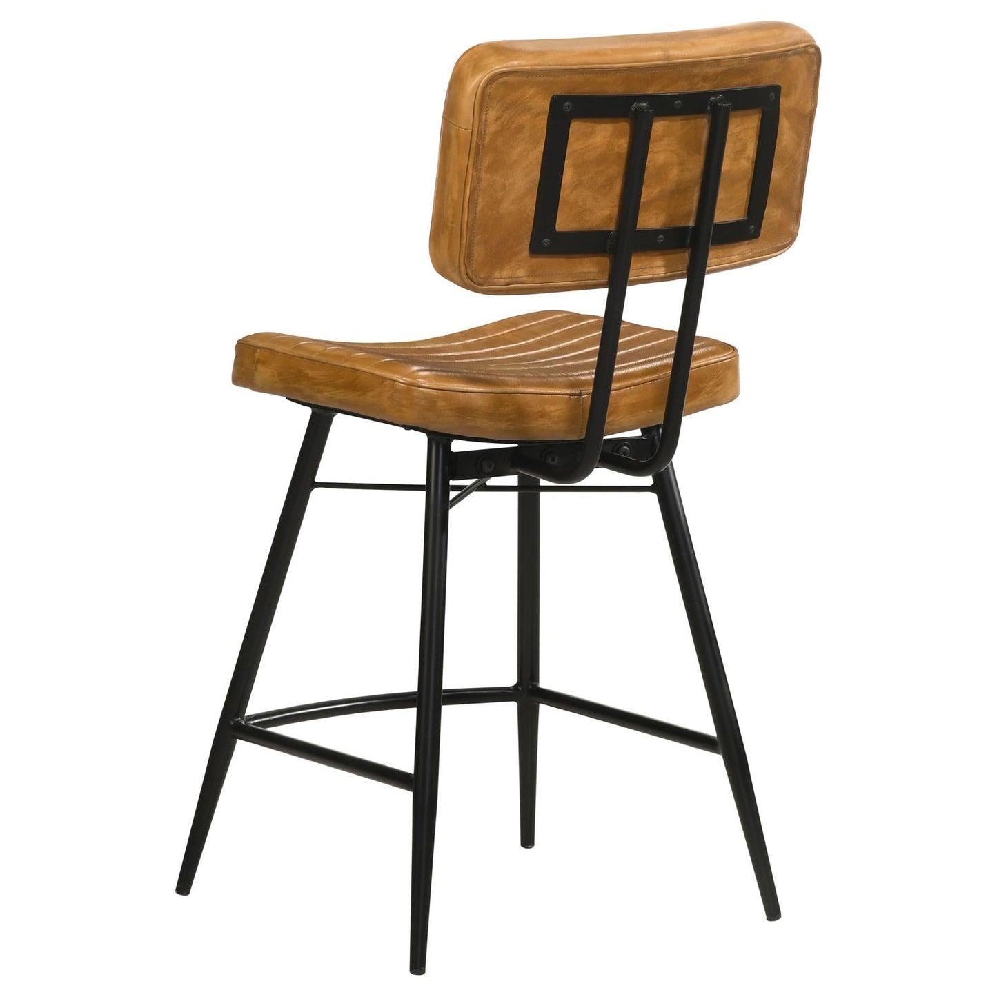 Partridge Upholstered Counter Height Stools with Footrest, Set of 2 - 110649 - Luna Furniture - Dallas Store