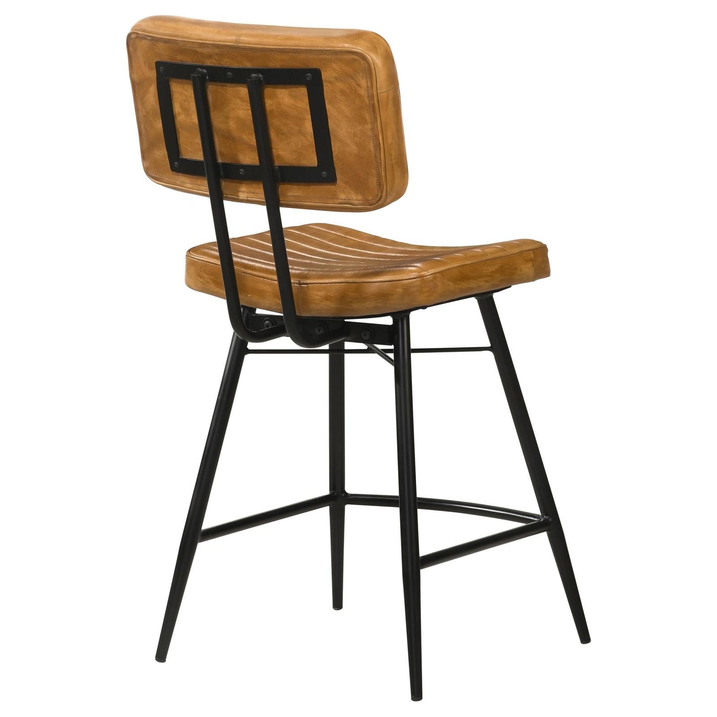 Partridge Upholstered Counter Height Stools with Footrest, Set of 2 - 110649 - Luna Furniture - Dallas Store