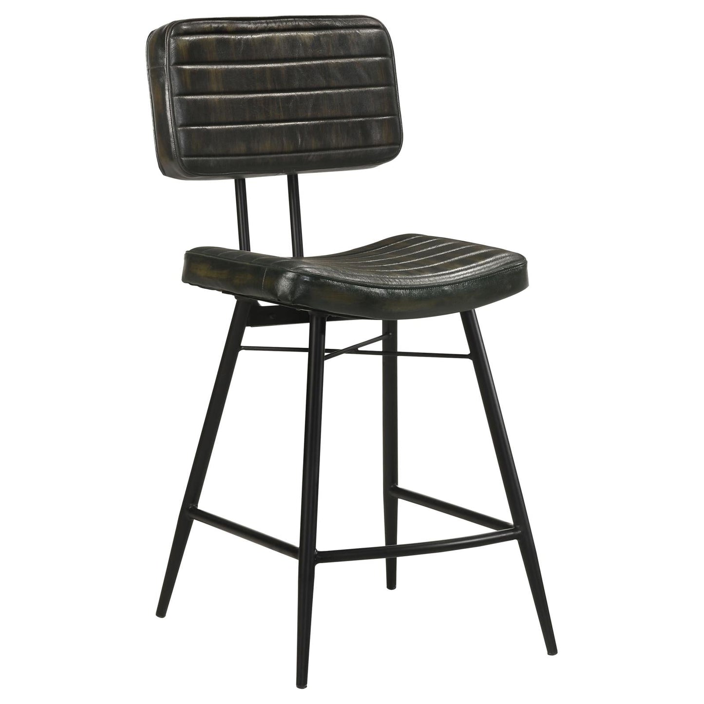 Partridge Upholstered Counter Height Stools with Footrest, Set of 2 - 110659 - Luna Furniture - Dallas Store
