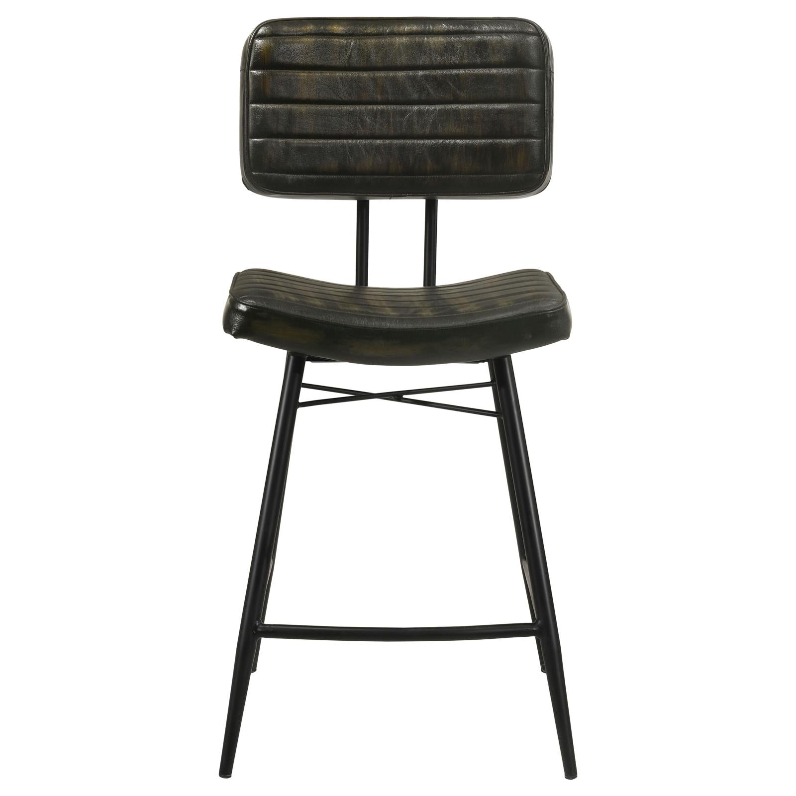 Partridge Upholstered Counter Height Stools with Footrest, Set of 2 - 110659 - Luna Furniture - Dallas Store