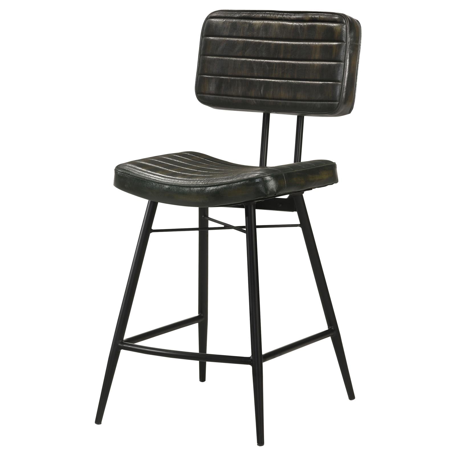 Partridge Upholstered Counter Height Stools with Footrest, Set of 2 - 110659 - Luna Furniture - Dallas Store