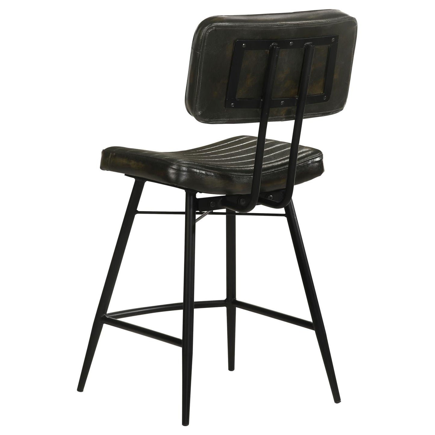 Partridge Upholstered Counter Height Stools with Footrest, Set of 2 - 110659 - Luna Furniture - Dallas Store