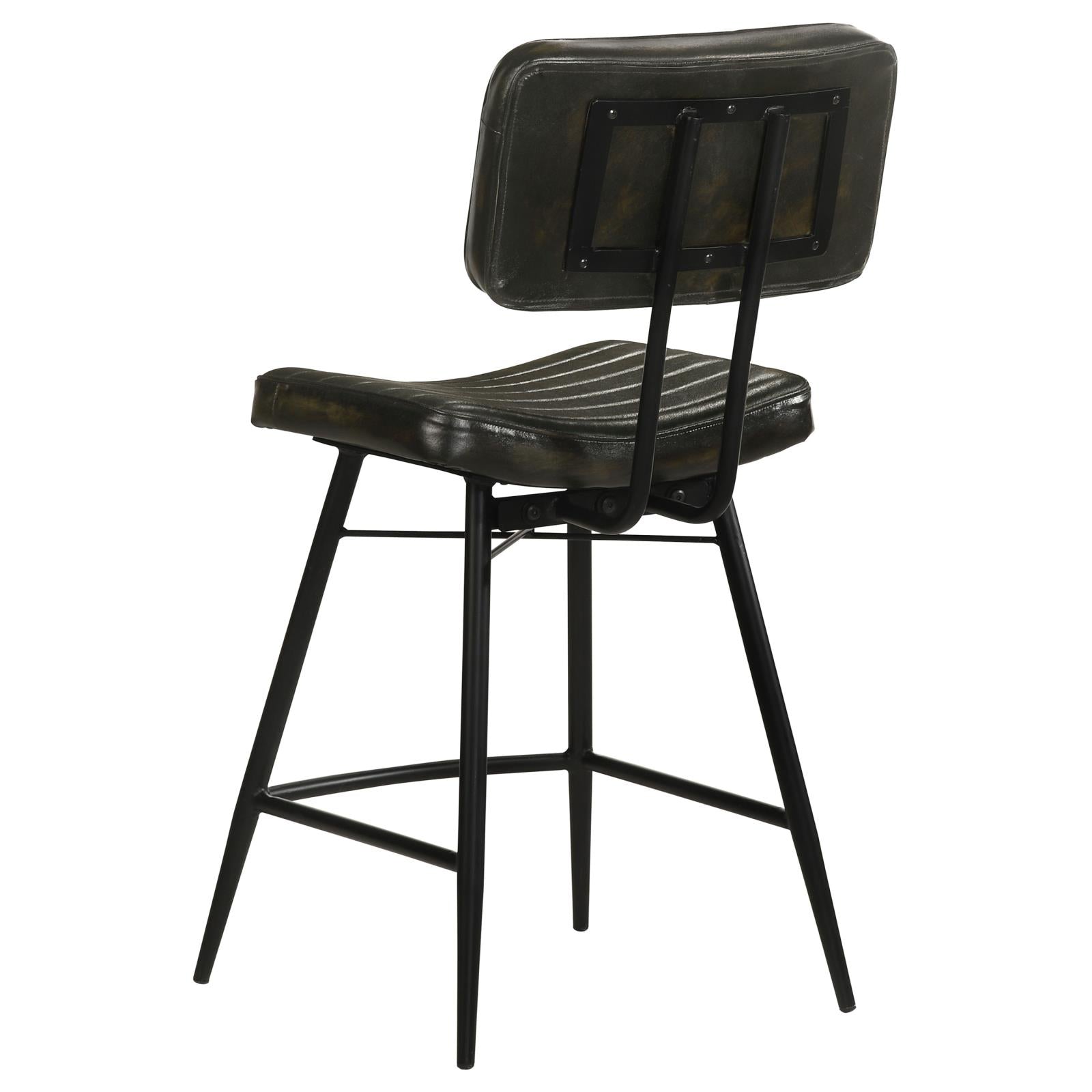 Partridge Upholstered Counter Height Stools with Footrest, Set of 2 - 110659 - Luna Furniture - Dallas Store