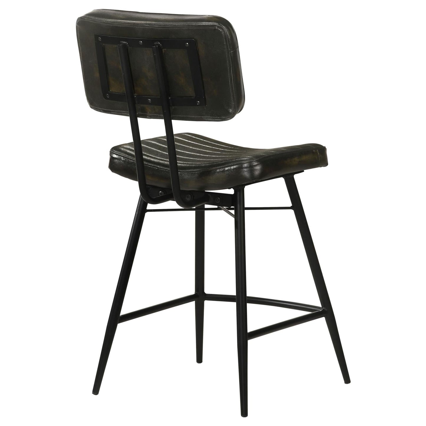 Partridge Upholstered Counter Height Stools with Footrest, Set of 2 - 110659 - Luna Furniture - Dallas Store