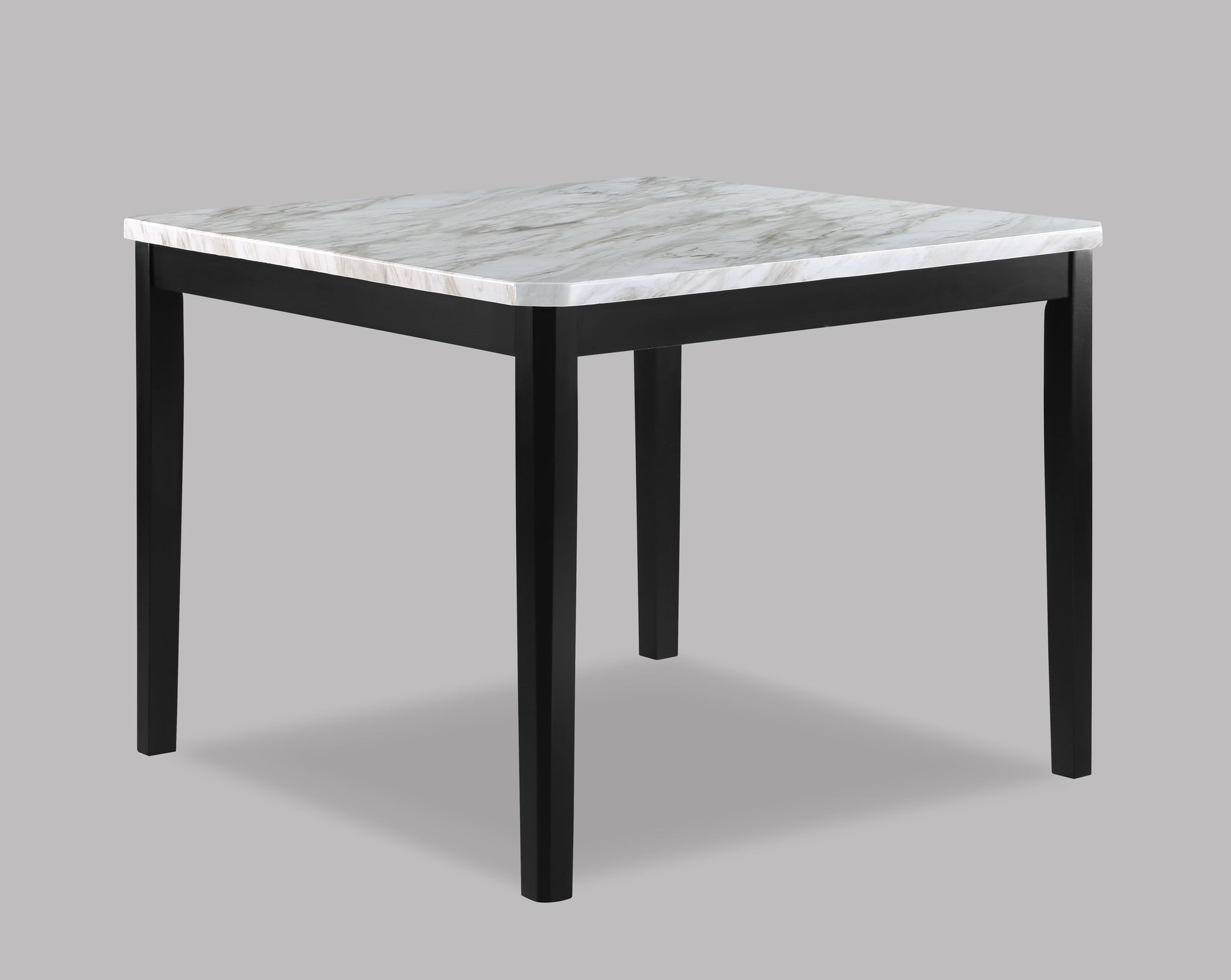 Pascal Black/Gray Square Counter Height Dining Set - SET | 2724T-4848 | 2724S-24(2) - Luna Furniture - Dallas Store