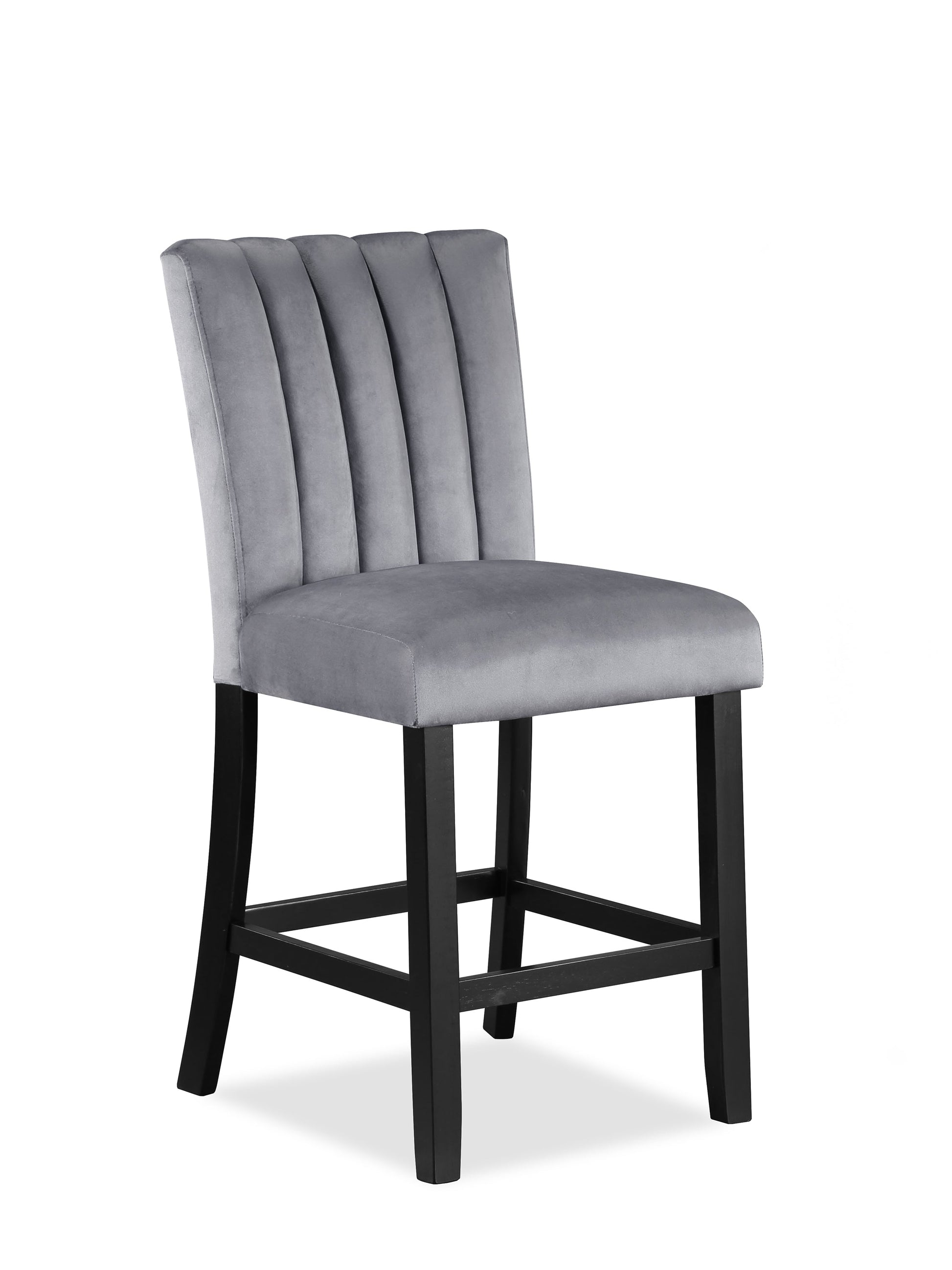 Pascal Black/Gray Square Counter Height Dining Set - SET | 2724T-4848 | 2724S-24(2) - Luna Furniture - Dallas Store