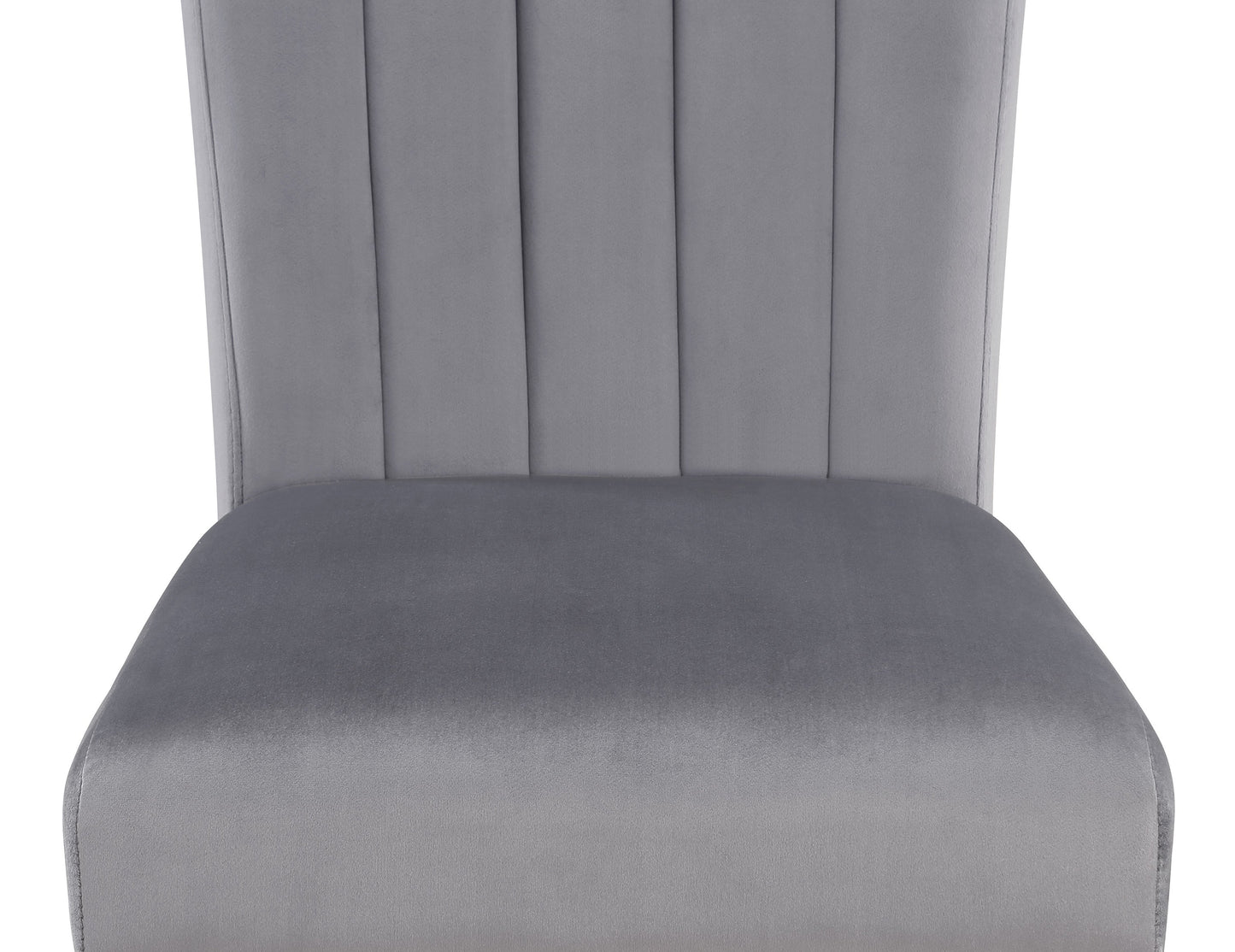 Pascal Gray/White Marble-Top Dining Set - SET | 2224T-3864 | 2224S(2) - Luna Furniture - Dallas Store