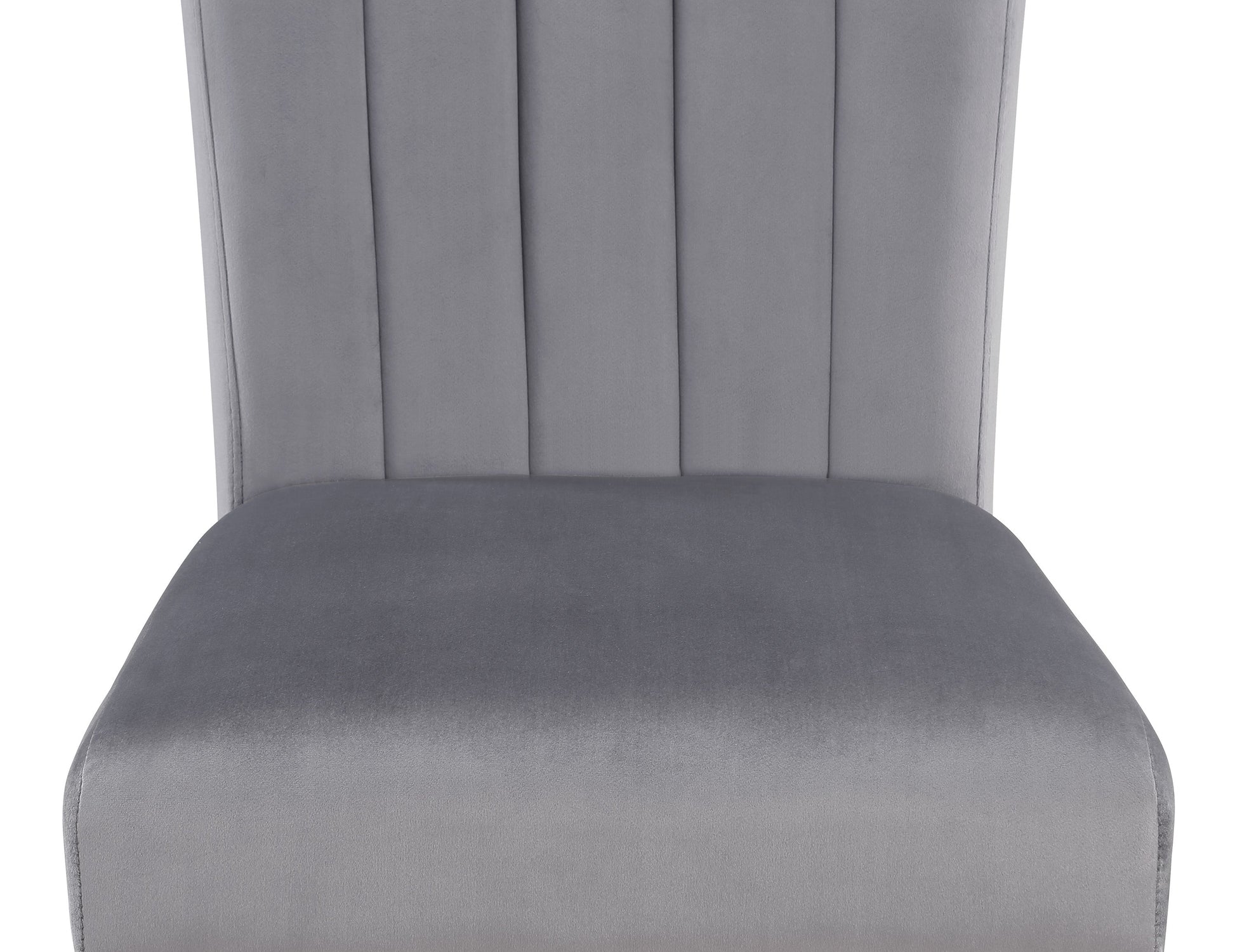 Pascal Gray/White Marble-Top Dining Set - SET | 2224T-3864 | 2224S(2) - Luna Furniture - Dallas Store