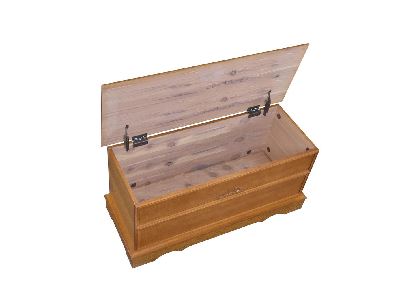 Paula Honey Rectangular Cedar Chest - 4695 - Luna Furniture - Dallas Store