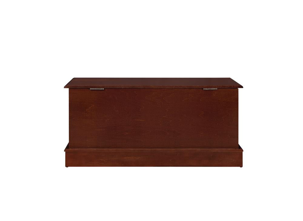 Paula Warm Brown Rectangular Cedar Chest - 4694 - Luna Furniture - Dallas Store