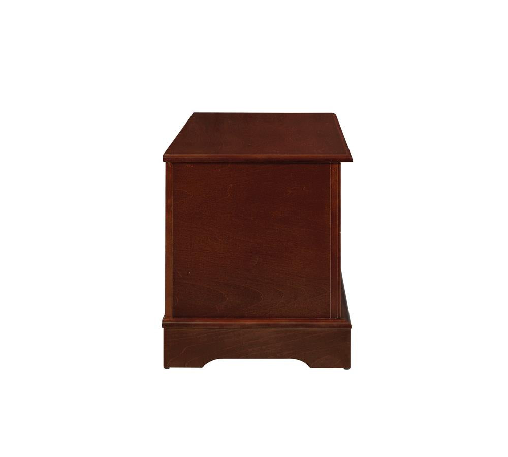Paula Warm Brown Rectangular Cedar Chest - 4694 - Luna Furniture - Dallas Store