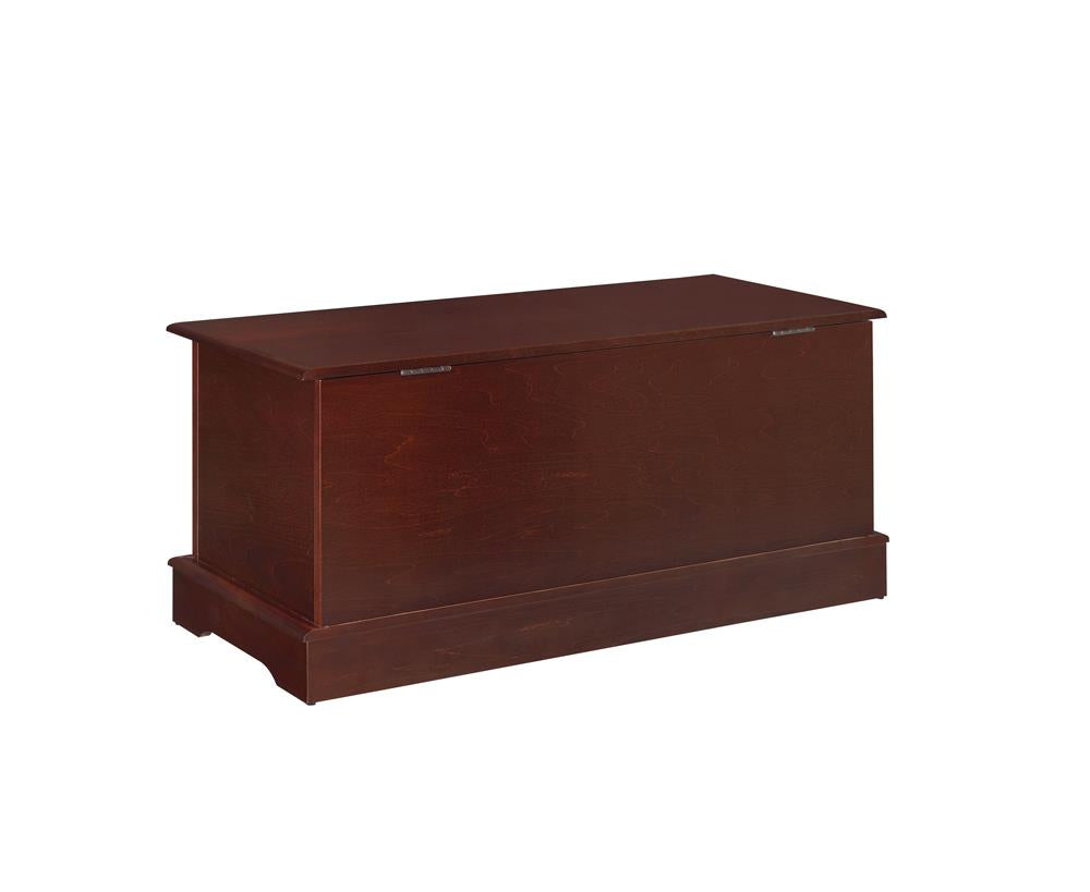 Paula Warm Brown Rectangular Cedar Chest - 4694 - Luna Furniture - Dallas Store