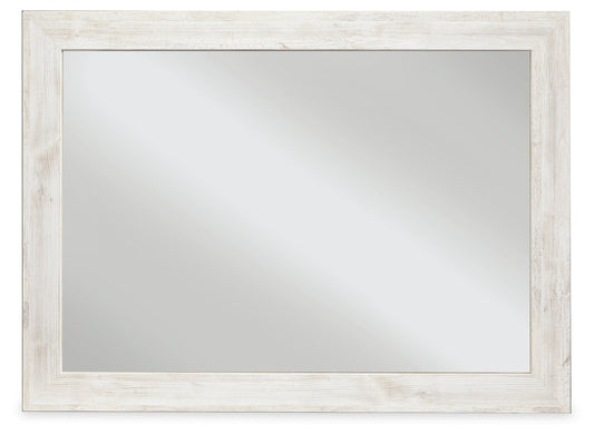 Paxberry Whitewash Bedroom Mirror (Mirror Only) - B181-36 - Luna Furniture - Dallas Store