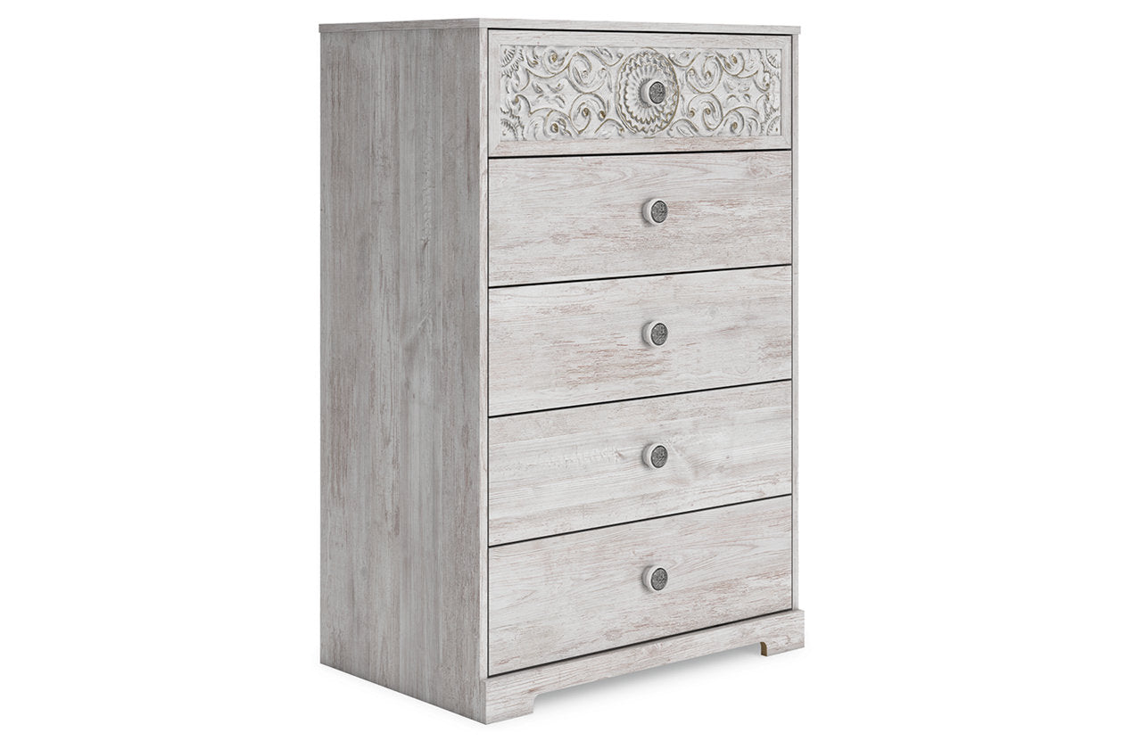 Paxberry Whitewash Chest of Drawers - EB1811-245 - Luna Furniture - Dallas Store