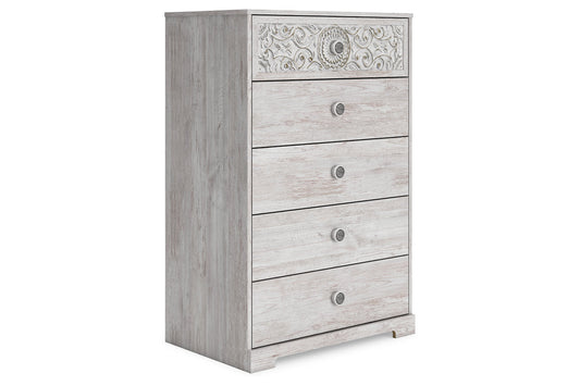 Paxberry Whitewash Chest of Drawers - EB1811-245 - Luna Furniture - Dallas Store