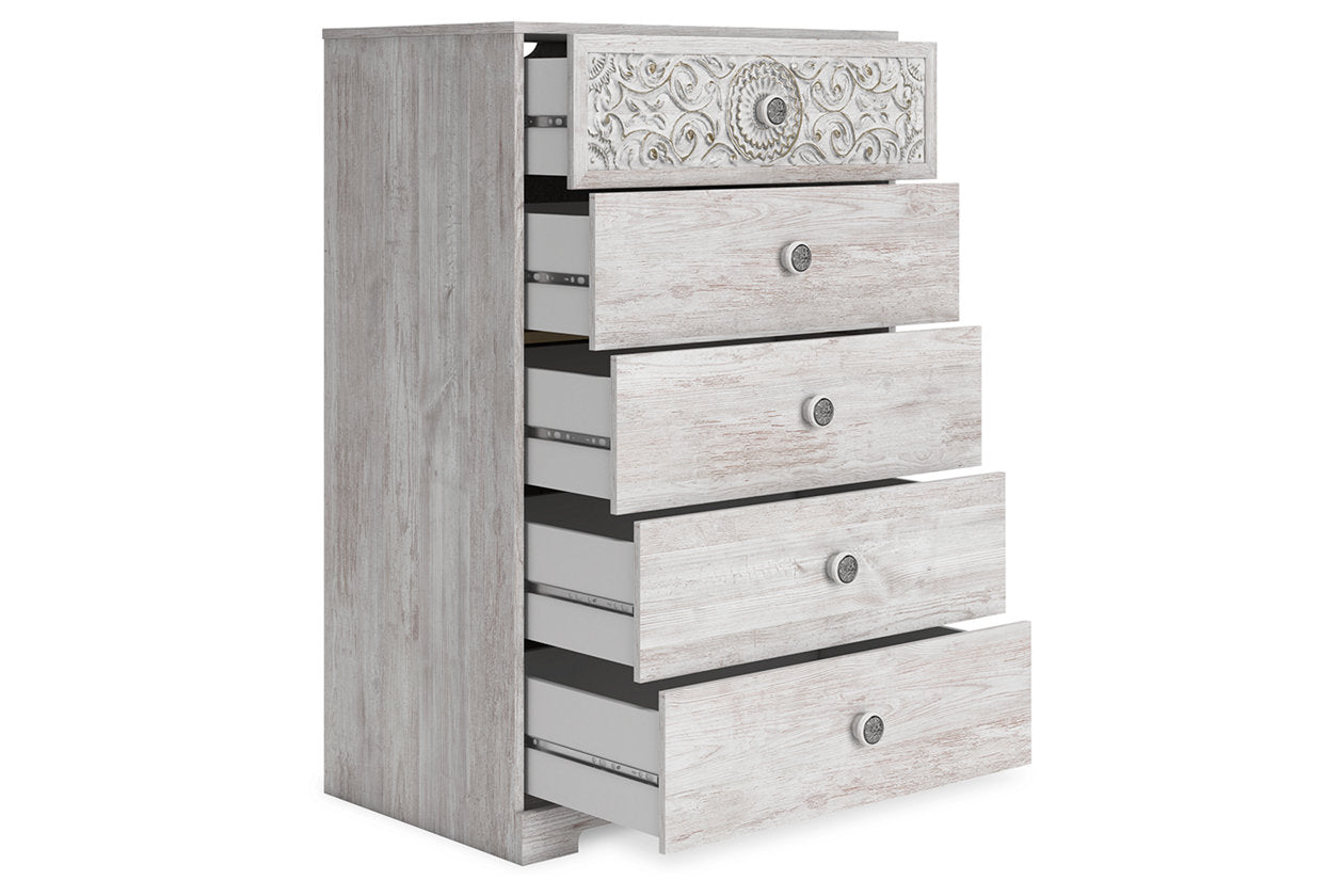Paxberry Whitewash Chest of Drawers - EB1811-245 - Luna Furniture - Dallas Store