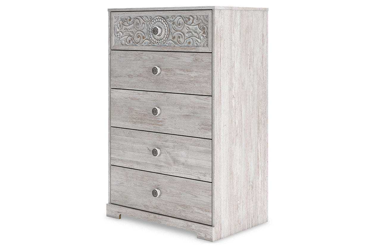 Paxberry Whitewash Chest of Drawers - EB1811-245 - Luna Furniture - Dallas Store