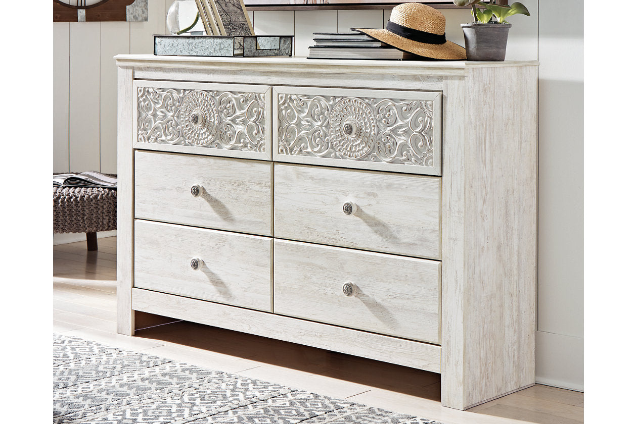 Paxberry Whitewash Dresser - B181-31 - Luna Furniture - Dallas Store