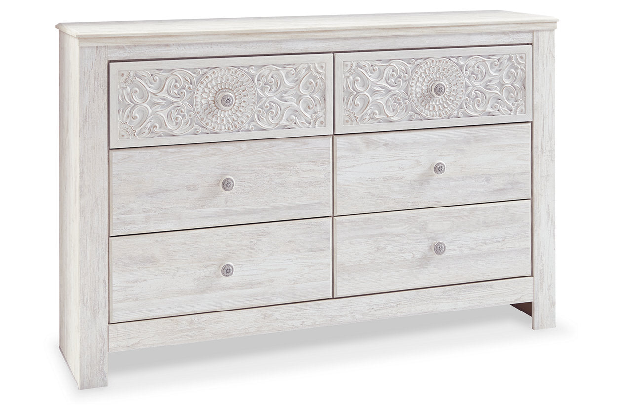 Paxberry Whitewash Dresser - B181-31 - Luna Furniture - Dallas Store