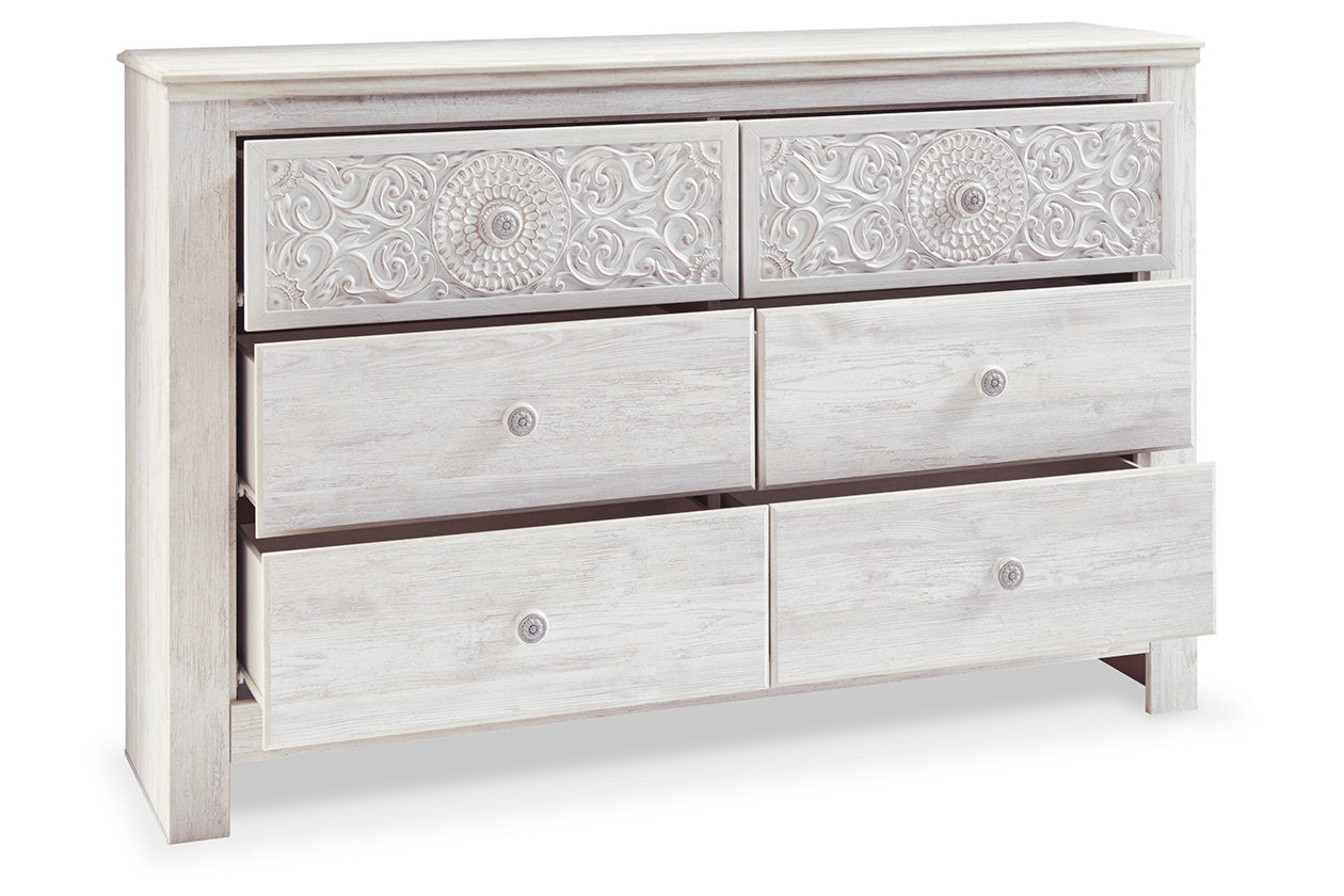 Paxberry Whitewash Dresser - B181-31 - Luna Furniture - Dallas Store