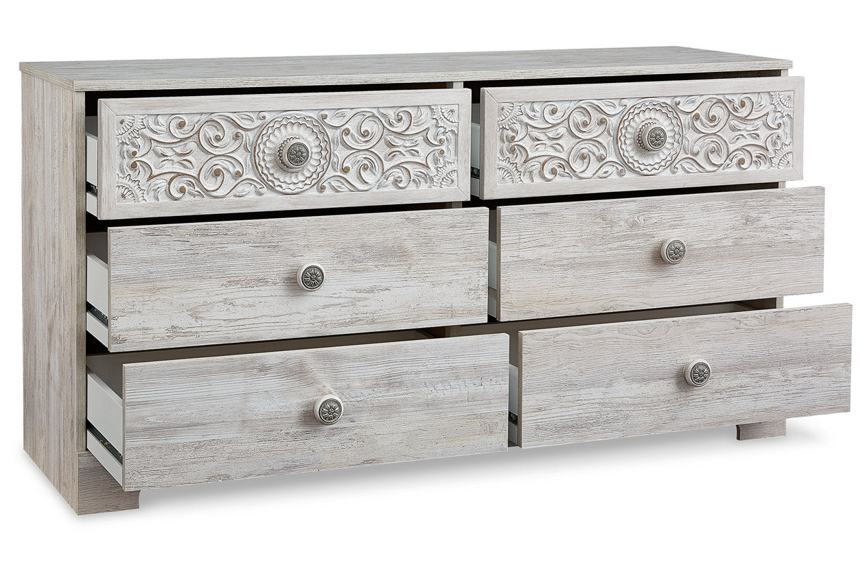 Paxberry Whitewash Dresser - EB1811-231 - Luna Furniture - Dallas Store