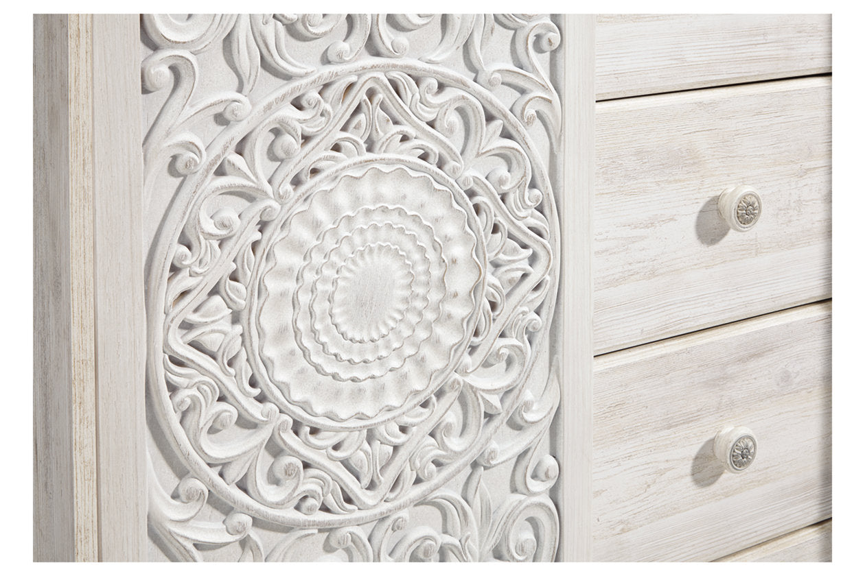 Paxberry Whitewash Dressing Chest - B181-48 - Luna Furniture - Dallas Store
