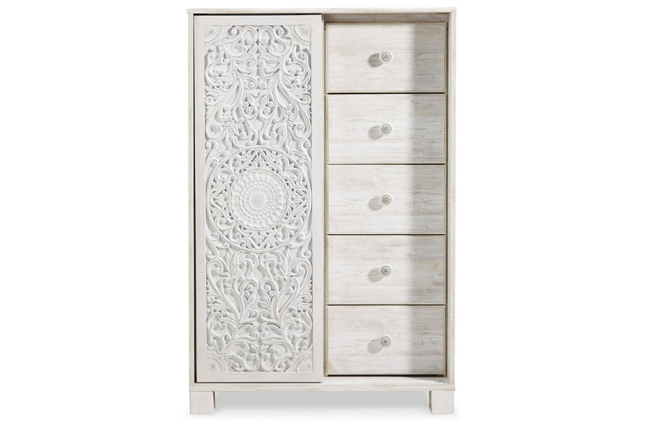Paxberry Whitewash Dressing Chest - B181-48 - Luna Furniture - Dallas Store